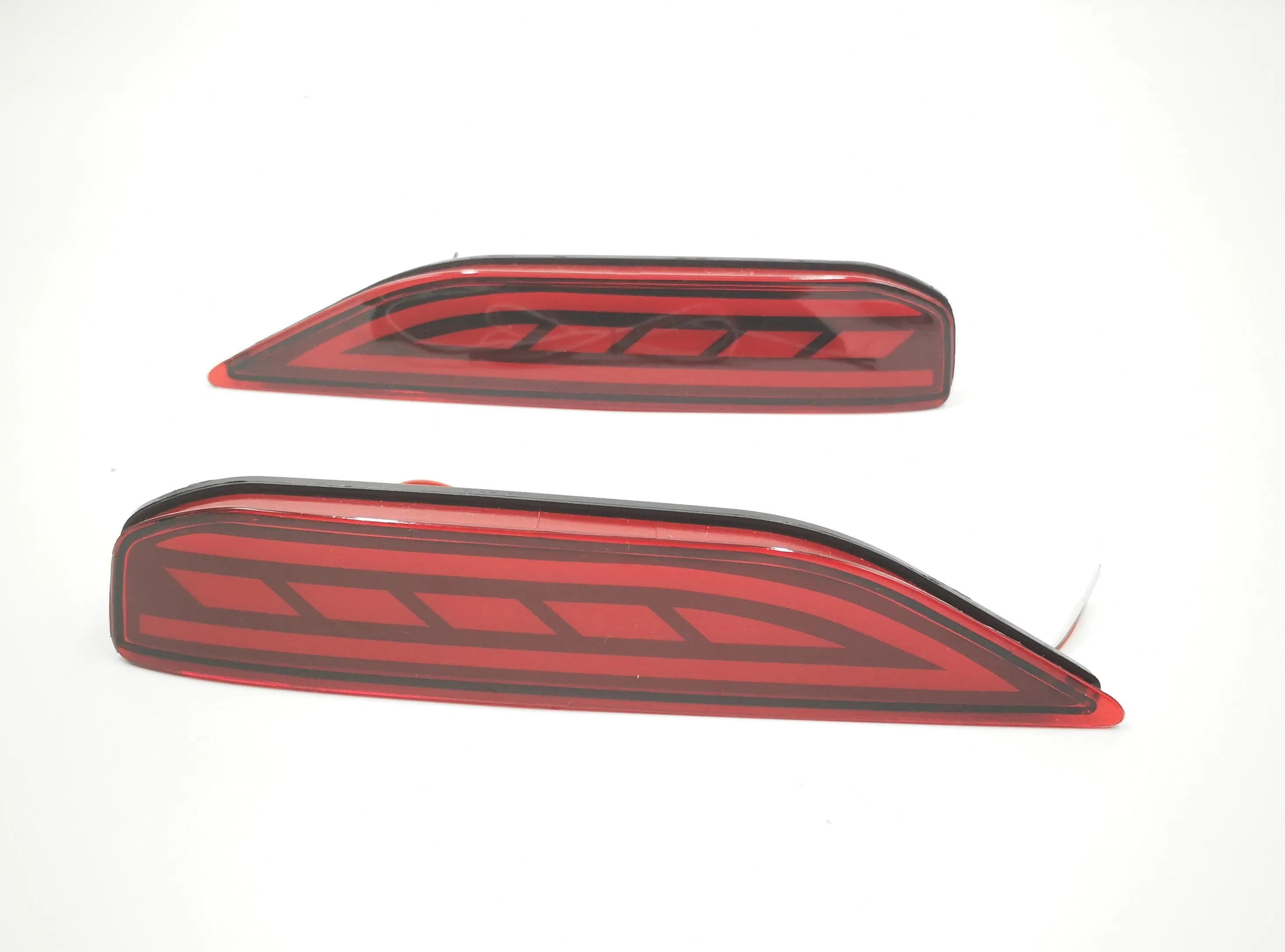 Car flashing 2PCS Tail Rear Bumper Light Lamp LED Rear Bumper Reflector Brake Light Lamp For Mitsubishi xpander