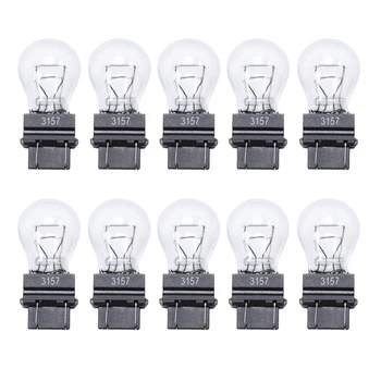 

10x 3157 Bright Light Bulbs Tail Brake Backup Reverse S8 Signal Lamp Turn Signal