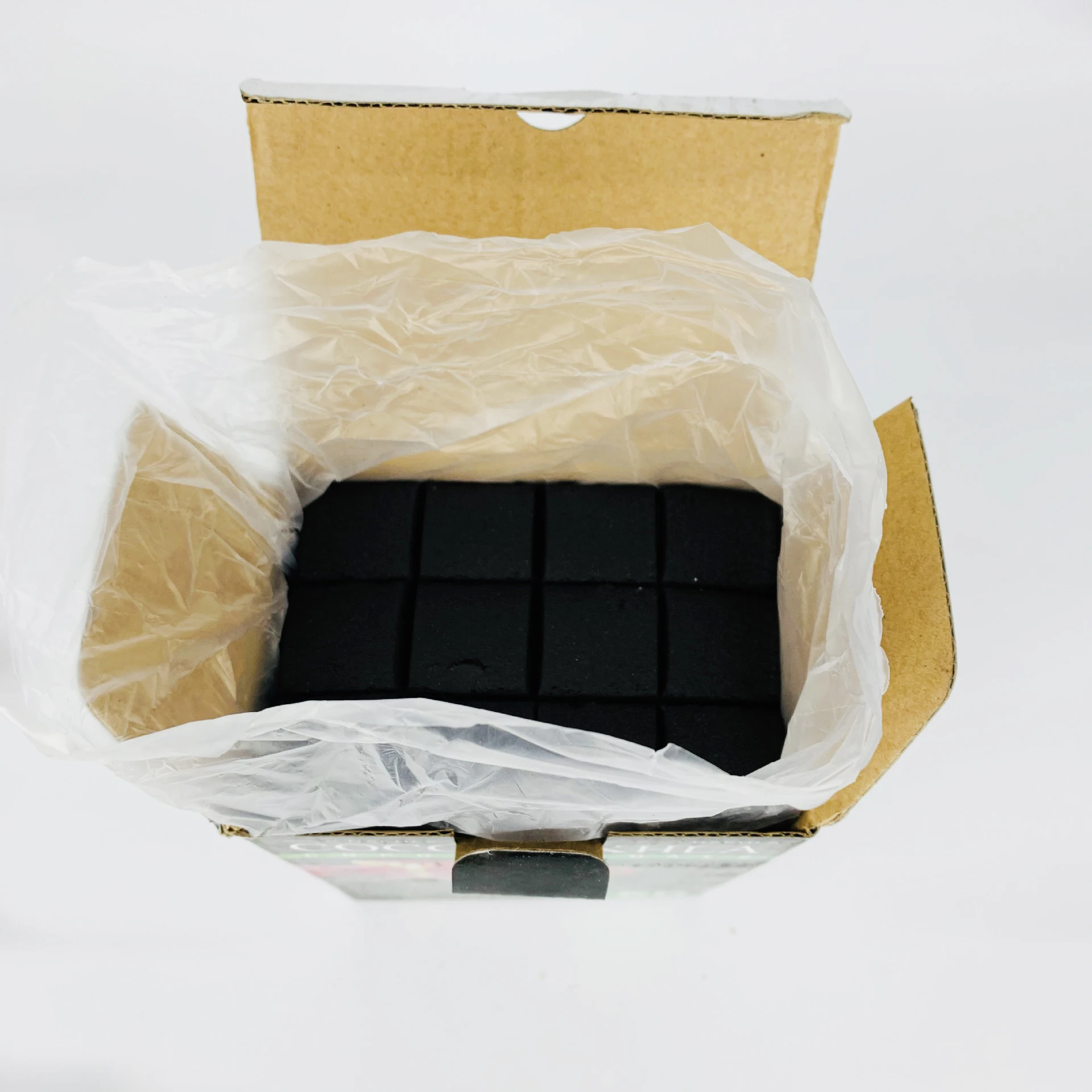 72PCS 72 шт./кор. скорлупы кокосового ореха кубики уголь древесный уголь для кальяна Чичи наргиле, аксессуары - Цвет: 72PCS