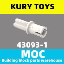 Koury Toys DIY MOC para 43093 piezas de bloques de construcción para Technic, Pin de eje con bordes de fricción Lengthwise para Linker técnico(China)