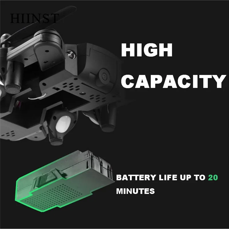 Hiinst 5G Радиоуправляемый Дрон 4K HD камера Дрон wifi FPV длительный срок службы складной Радиоуправляемый квадрокоптер с USB дистанционным управлением Вертолет Безголовый режим