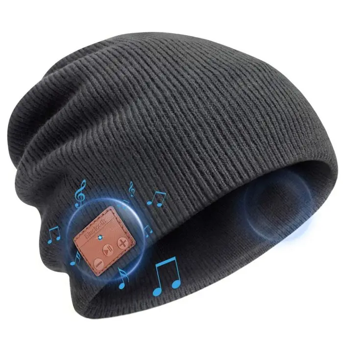 НОВАЯ шапка бини с Bluetooth 4,2 наушники встроенные стереодинамики Рождественский подарок