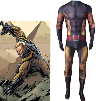 

New anime cosplay Wolverine Superhero Logan Halloween party adult children's jumpsuit tights Stage costumes free shipping