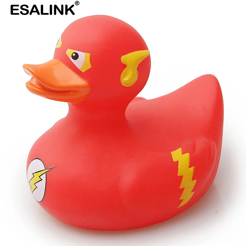 ESALINK-figuras de acción de pato de goma para niños, juguetes coleccionables, juguetes cognitivos fiesta en casa, decoración