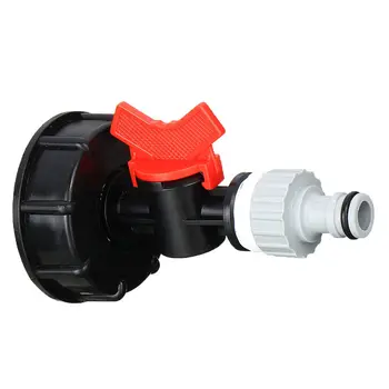 

3/4" Thread IBC Water Tank Outlet Connector Hose Fittings Connection Garden Tap Plastic Adapter Quick Connector