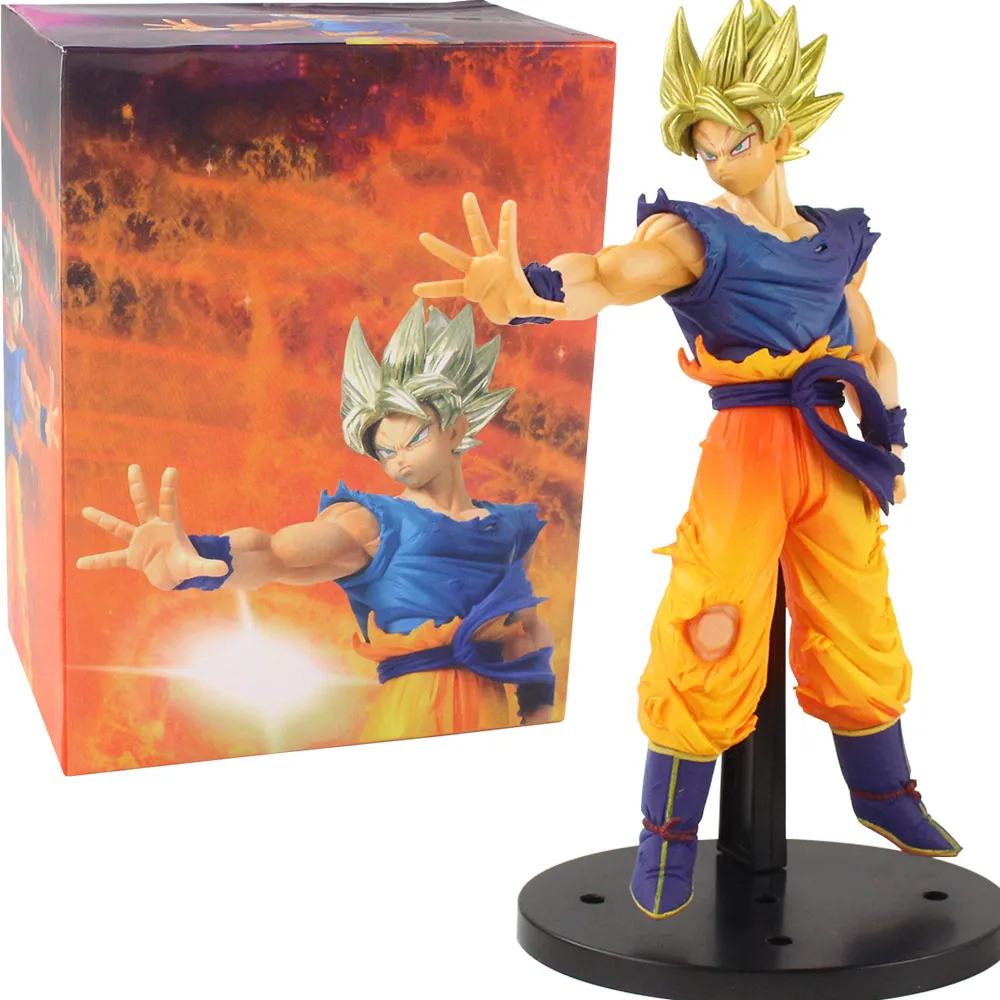 36CM Anime Dragon Ball Z Manga Color Goku Large Furniture Decoration Toys  Gift Doll Action Figure Collection Gift Super Saiyan - AliExpress