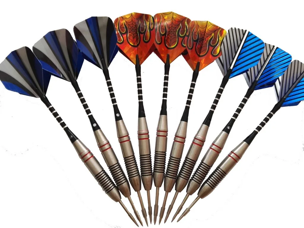 3-Pack 24 г грамма из нержавеющей стали высшего класса профессиональные fei biao zhen полностью ручной работы линии рисования Игры Дартс иглы полной длины