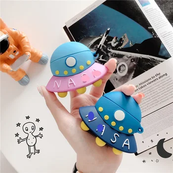 

Space Series UFO Design Silicone Shockproof Cover for Airpods Case Wireless Earphone Case for Gift