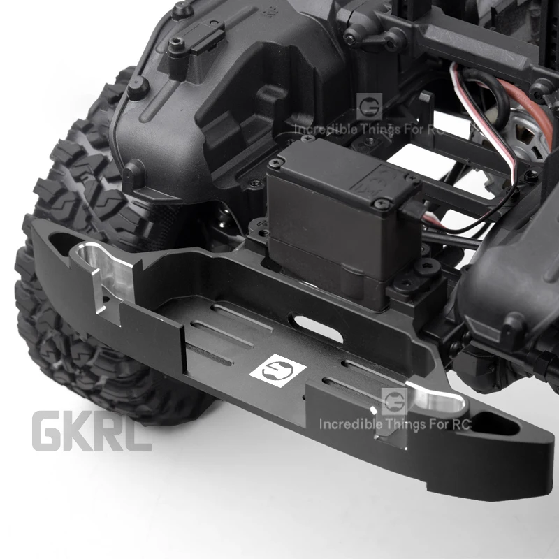 Cnc металлический передний бампер и база для 1/10 Rc Гусеничный автомобиль Traxxas Trx4 G500 Trx6 G63 передний анти-столкновения передний базовый передний бампер