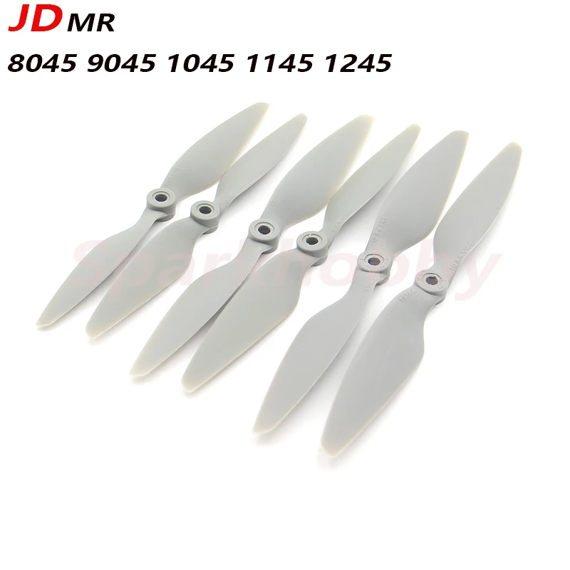 

2Pair JD MR Propeller 8045 9045 1045 1145 1245 with paddle ring Props Four Multi Axis RC Airplane CW/CCW Propellers