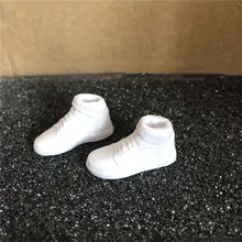 

1:12 Scale Male/Female White Sport Shoes Running Sneakers Fit 6 Inch Ph TBL Action Figures Body Model Toy