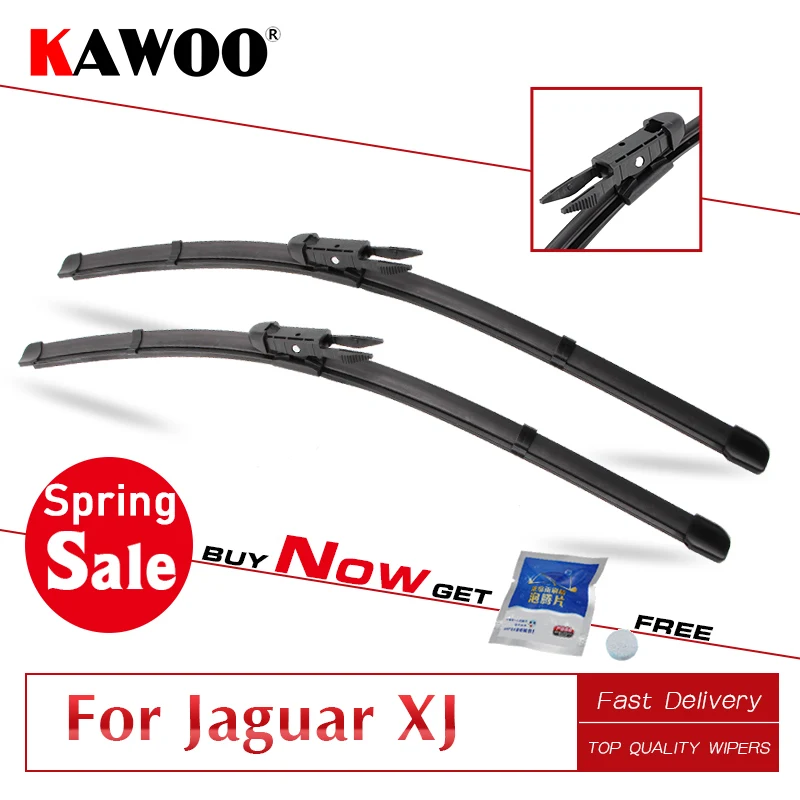 

KAWOO Windshield Car Wiper Blade For Jaguar XJ X350/X35 2003 2004 2005 2006 2007 2009 2010 2011 2012 2013 2014 2015 2016 Year