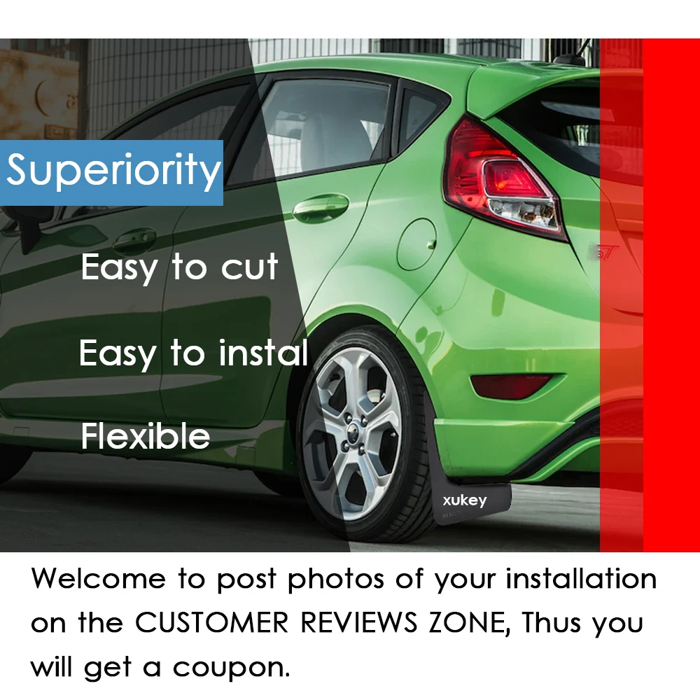 Фото Брызговики для Fiesta ST ST150 ST180 ST200 ST500 Blue RS SE MK6 MK6 MK7 Mk7.5 MK8 S №4