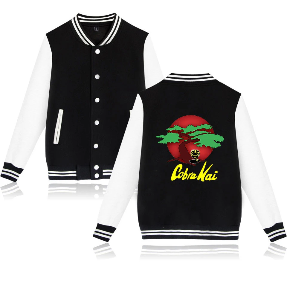 Baseball jacket Cobra Kay men uniform Men streewear jacket Casual Harajuku fashion streetwear Baseball Jackets clothes