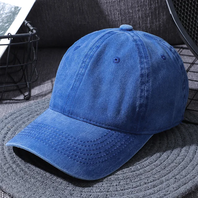 women's cap men's cap dad hat wholesale solid sport unisex outdoor Custom black cotton gorro bone sports woman cap gorra beisbol Royal Blue