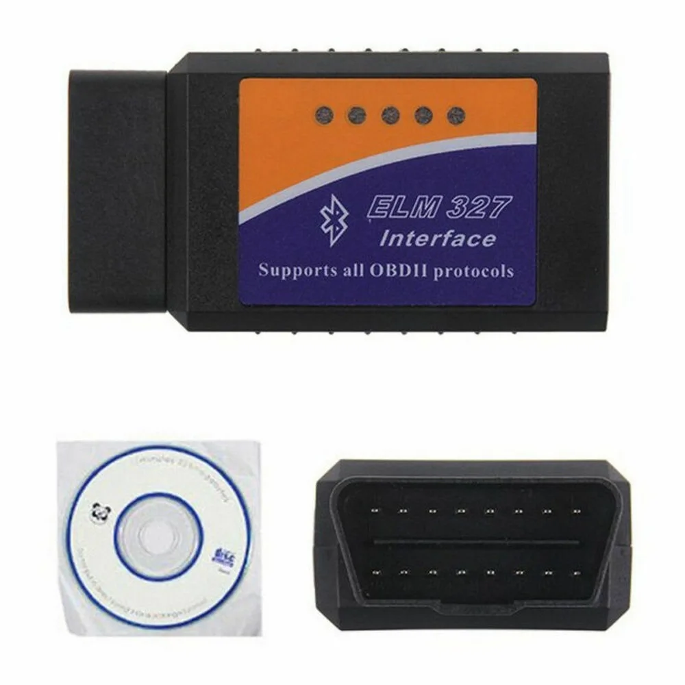 Черный OBD2 II ELM327 v2.1 Авто Мини Bluetooth/Диагностика WiFi сканер инструмент для автомобиля