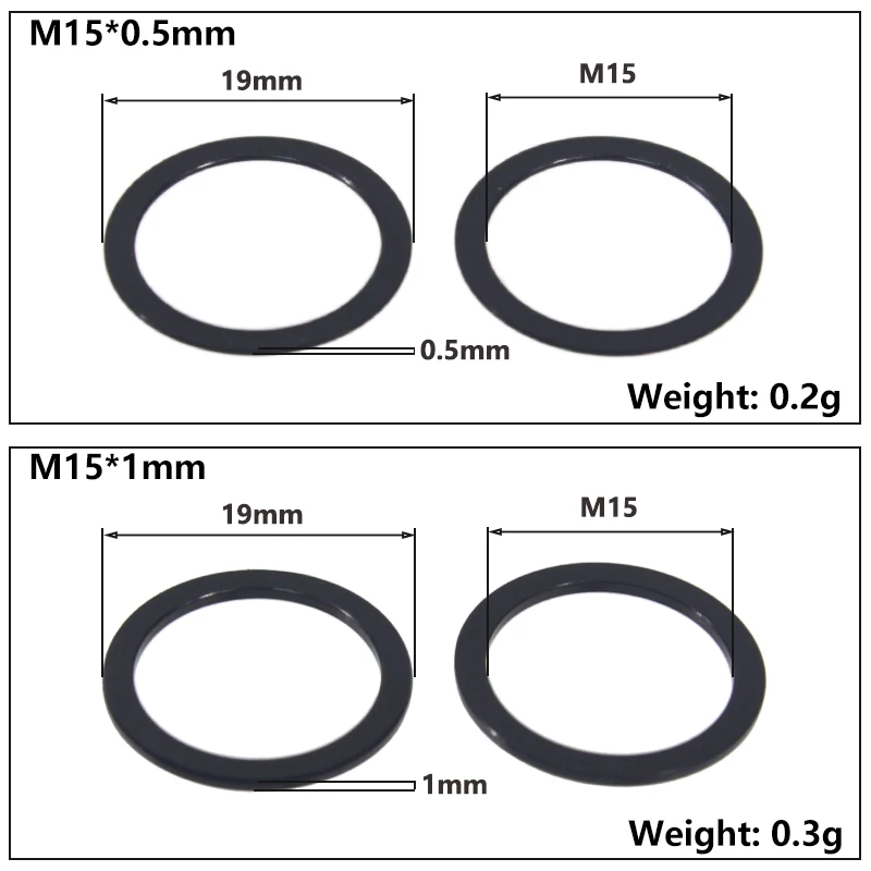Fiets Steekas Wasmachine M12x1mm/2Mm/3Mm/4Mm As Ringen M12 Wasmachine Hubs Buis as Spiesjes Ringen Platte/Conische Wasmachine