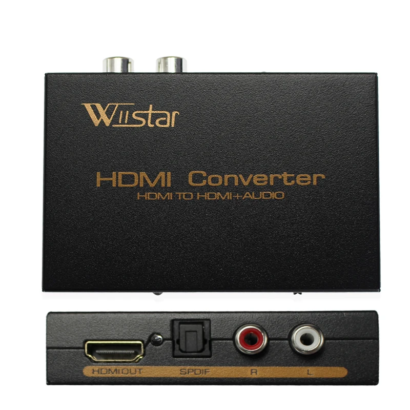 Wiistar hdmi к & R/L spdif аудио с 2 1/5 1ch экстрактор Бесплатная доставка|wiistar| |