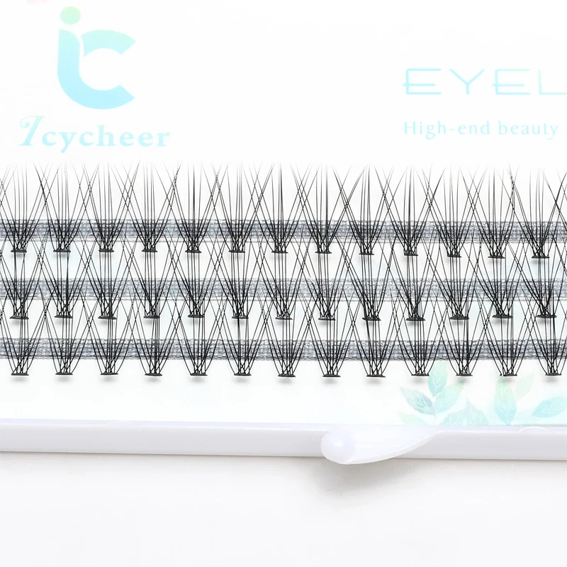 ICYCHEER натуральных длинных 8/9/10/11/12 все Размеры 10D/20D отдельных норковые накладные ресницы для увеличения объема, 60 пряди полосы ресниц макияж
