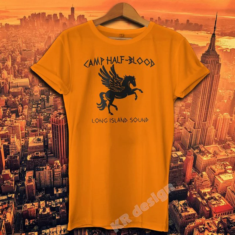 Camp Half Blood Women T Shirts Vintage Clothes Y2k Top Halloween Wicca  Tshirt Long Island Sound Percy Jackson Cotton T Shirt - AliExpress