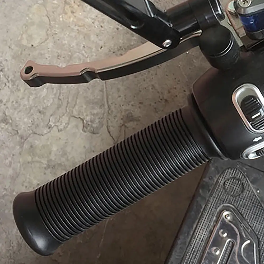 1 пара Универсальный Винтаж ручками мотоцикла резиновые ручки рукоятки Бар Конец, для кафе, для гоночного Подставка-поплавок для Go
