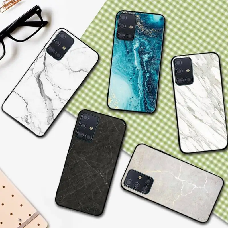 Винтажный цветной мраморный чехол для телефона Samsung S9 10 20Plus Note 7 8 9 10plus Pro J8 M30 31 A32 |
