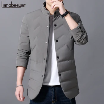 

2020 Top Grade New Brand Casual Fashion Designer Thick Warm Men Duck Down Winter Coat Windbreaker Parka Jacket Men Clothing