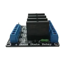4-Channel Solid State Relay Module 5V High And Low Level Trigger Output With Resistive FuseG3MB-202P Relay Module 4-Channel Solid State Relay Module 5V High And Low Level Trigger Output With Resistive FuseG3MB-202P Relay Module