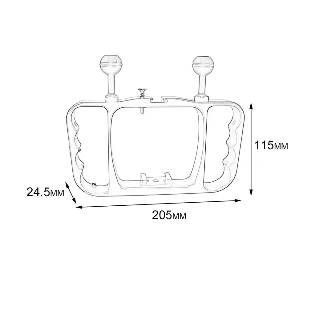 Diving Photography Bracket Aluminium Alloy Action Camera Diving Accessories Handheld Holder For Gopro Hero 3 Accessories