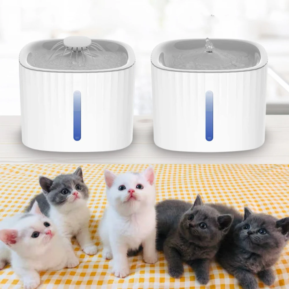 3L fuente de agua automática para gato perro bebiendo tazón para USB dispensador de agua LED mudo bebedor Alimentador automático para accesorios para perros y gatos