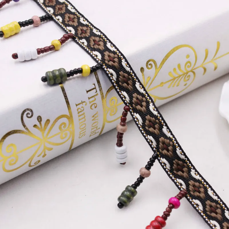 9 ярдов горячая Распродажа винтажные Деревянные Подвески из бисера ручная работа