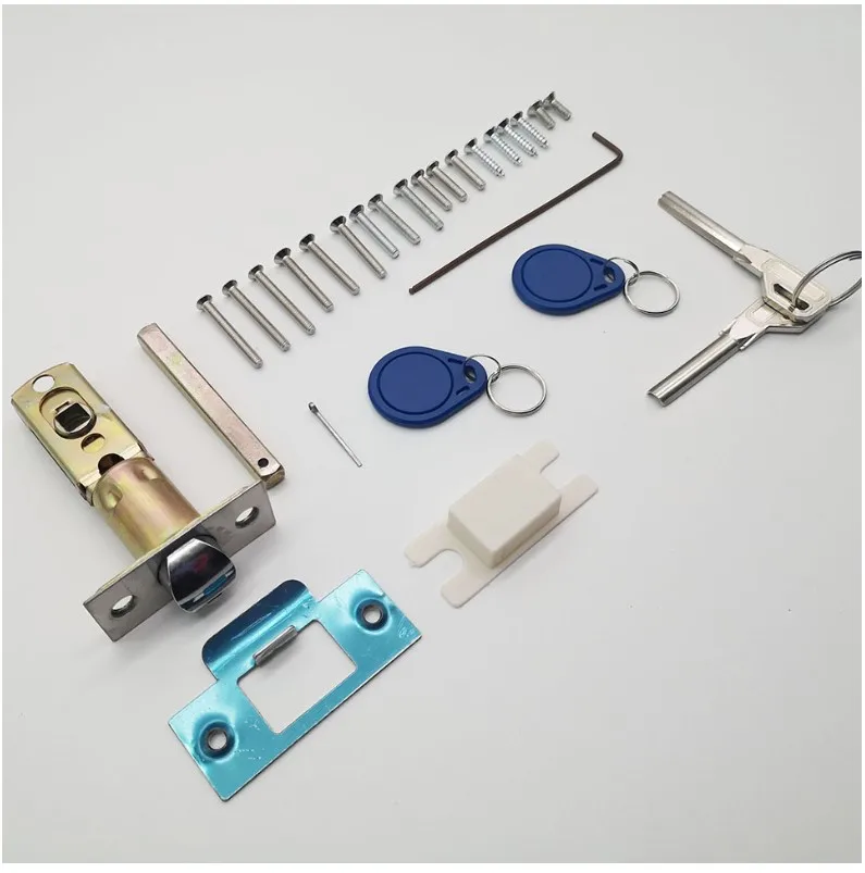 Popular TTLOCK Wifi bluetooth internet remote control smart deadbolt door lock on Wooden Door