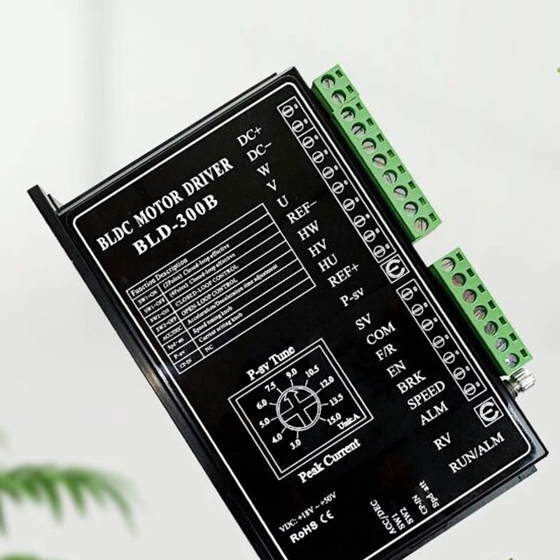 24V 36V48V BLDC драйвер двигателя 300W 18 V-50 V DC бесщеточный DC контроллер драйвера двигателя BLD-300B