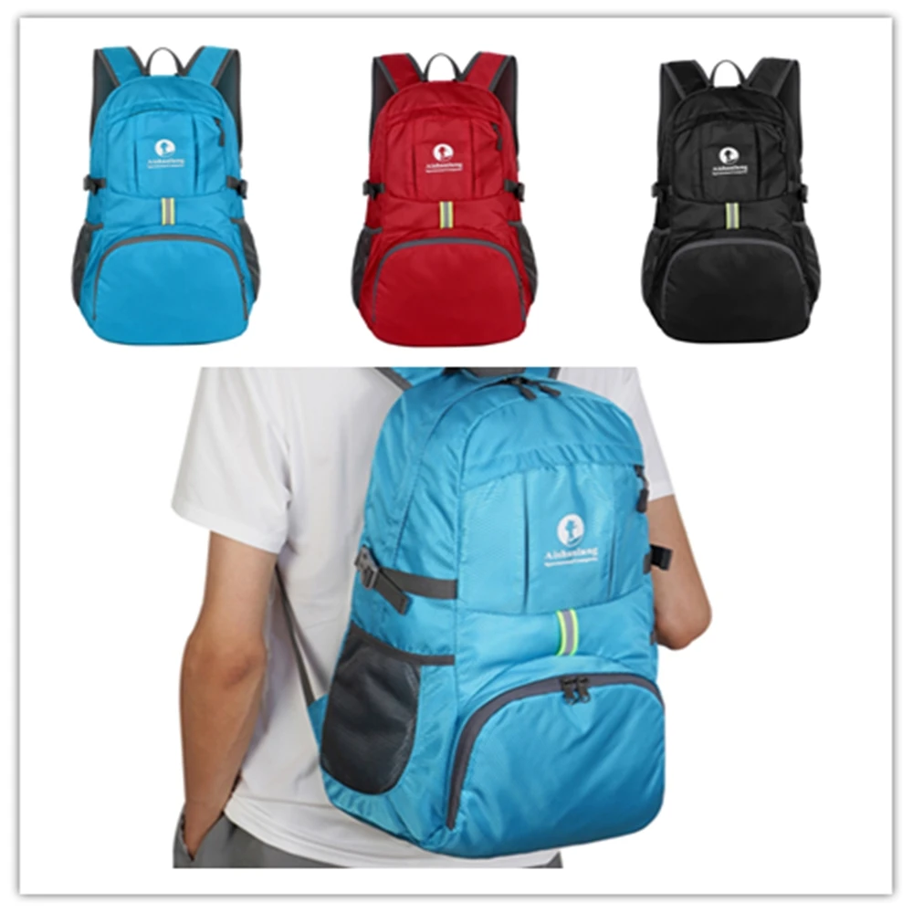 

AA Unisex Large Capacity Shoulder Bags Solid Color Waterproof Zipper Closure Adjustable Wide Straps Wild Fashion Outdoor Bag