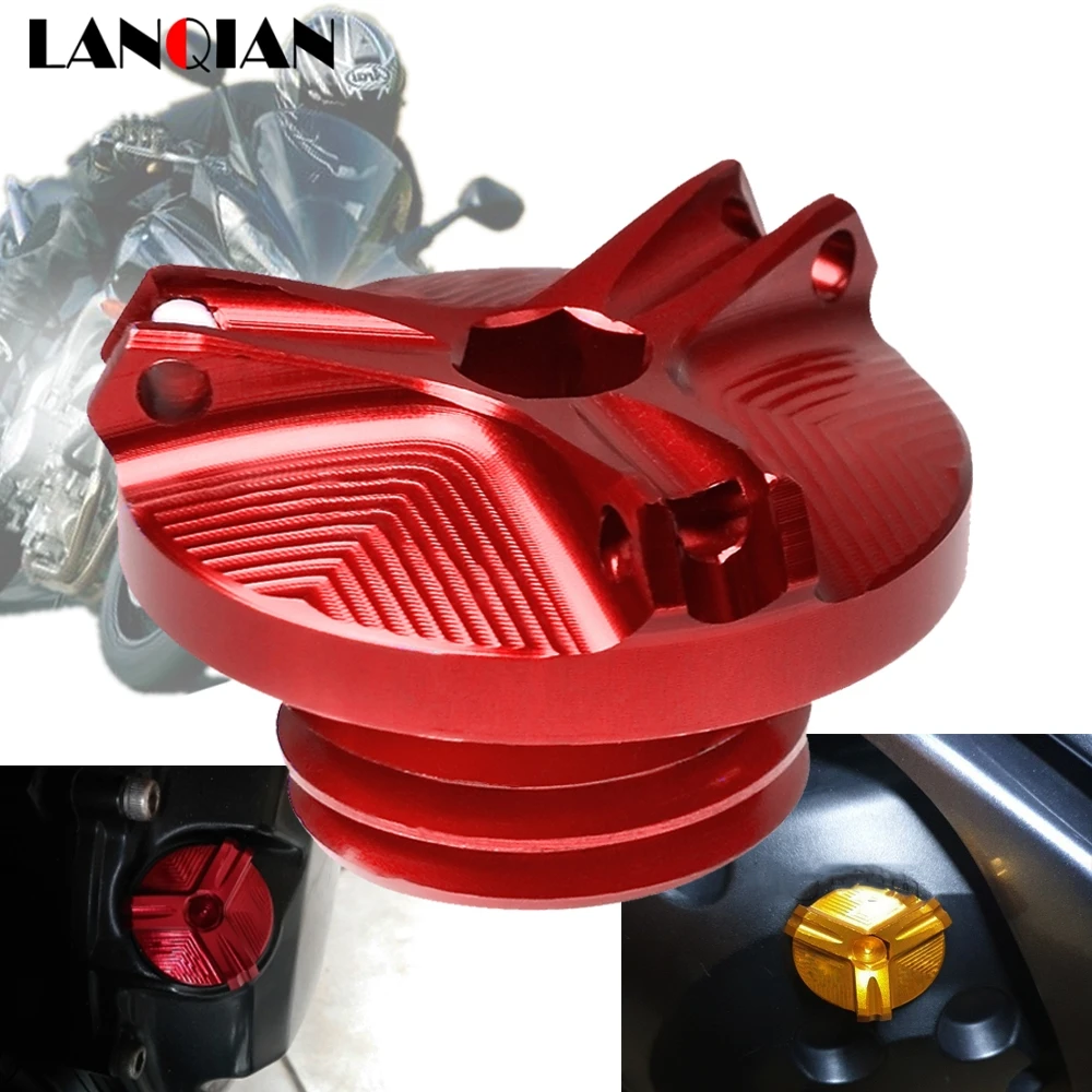 Motorcycle Accessories M20*2.5 CNC Engine Oil Filter Cap Bolt Screw cover For Ducati MONSTER 1100 2011 2012 2013 parts oil cup | Автомобили