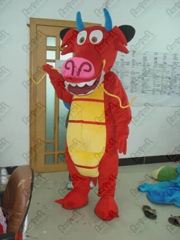 

EVA foam head dragon mascot costumes hot sale quality dragon costumes real pictures