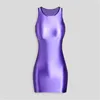 XCKNY new colour Glossy Hip Wrap Dress one-step skirt  stretch silk slip tight skirt tank top skirt long skirt sexy tight dress ► Photo 1/6