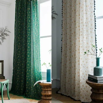 

Christmas Blackout Curtains Window Treatment Printed Shade Curtain Living Room Bedroom Balcony Xmas Window Curtain Drape