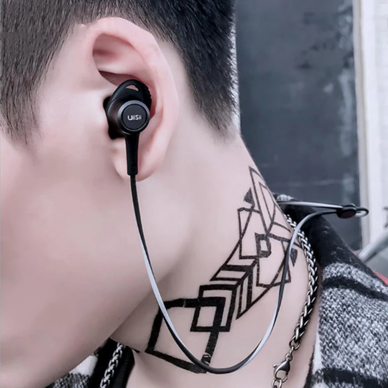 Беспроводная bluetooth гарнитура Uiisii bt260 водонепроницаемая в уши Спортивная