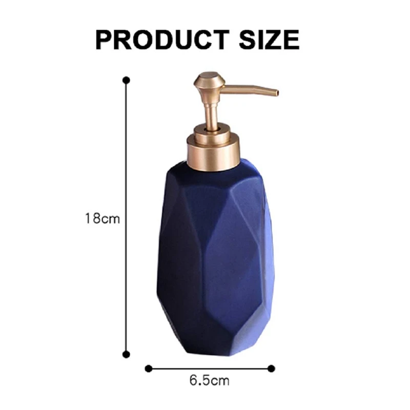 Soap Dispenser Liquid Soap Pump Dish Soap Dispenser Ceramic Lotion Dispenser for Kitchen Bathroom Washroom