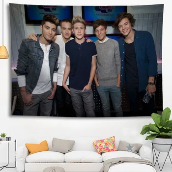 

Hot Sale Custom High Quality ONE DIRECTION Wall Hanging HD Landscape 3D Printing Digital Printing Home Decoration Tapestry