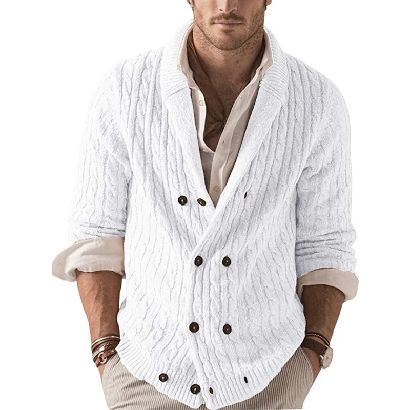 Casual Thermal Lapeled Cardigan