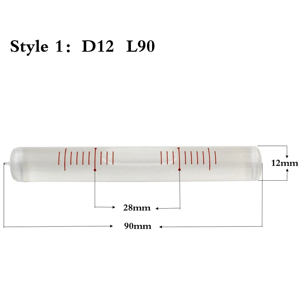 1 шт. стеклянная пузырьковая трубка 4/2 мм 0 02 мм/м|level measuring instruments|level vialspirit level |