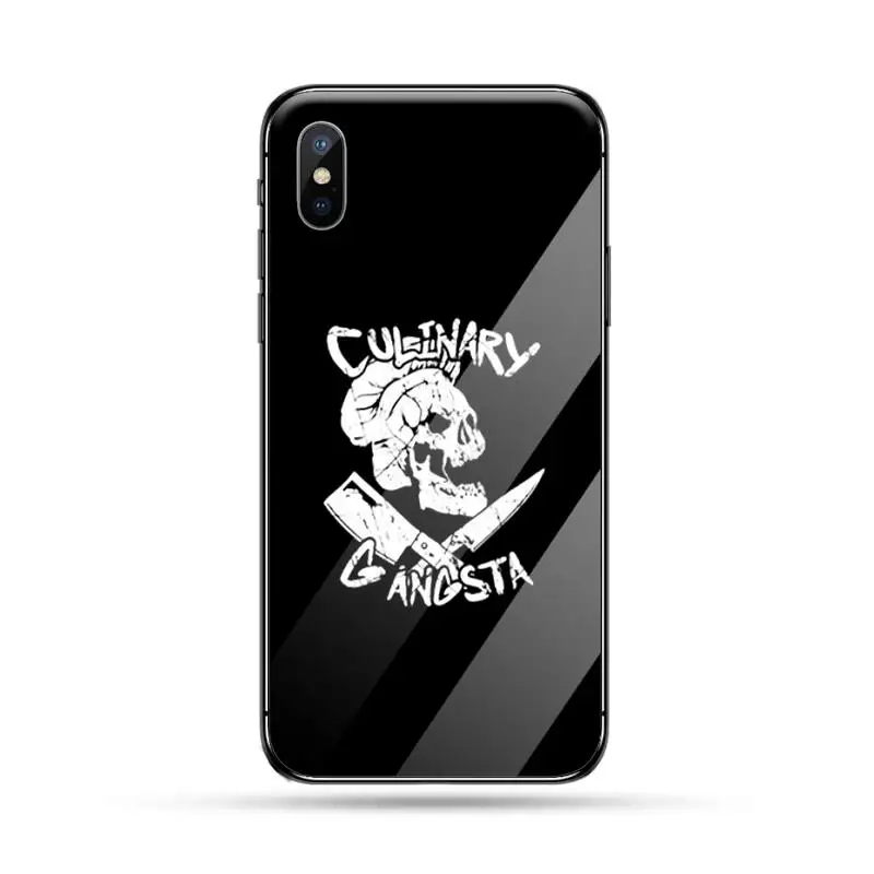 Nấu Ăn Nghề Nấu Bếp Điện Điện Thoại Kính Cường Lực Cho Iphone 5C 6 6S 7 8 Plus X XS XR 11 PRO MAX gucci phone case