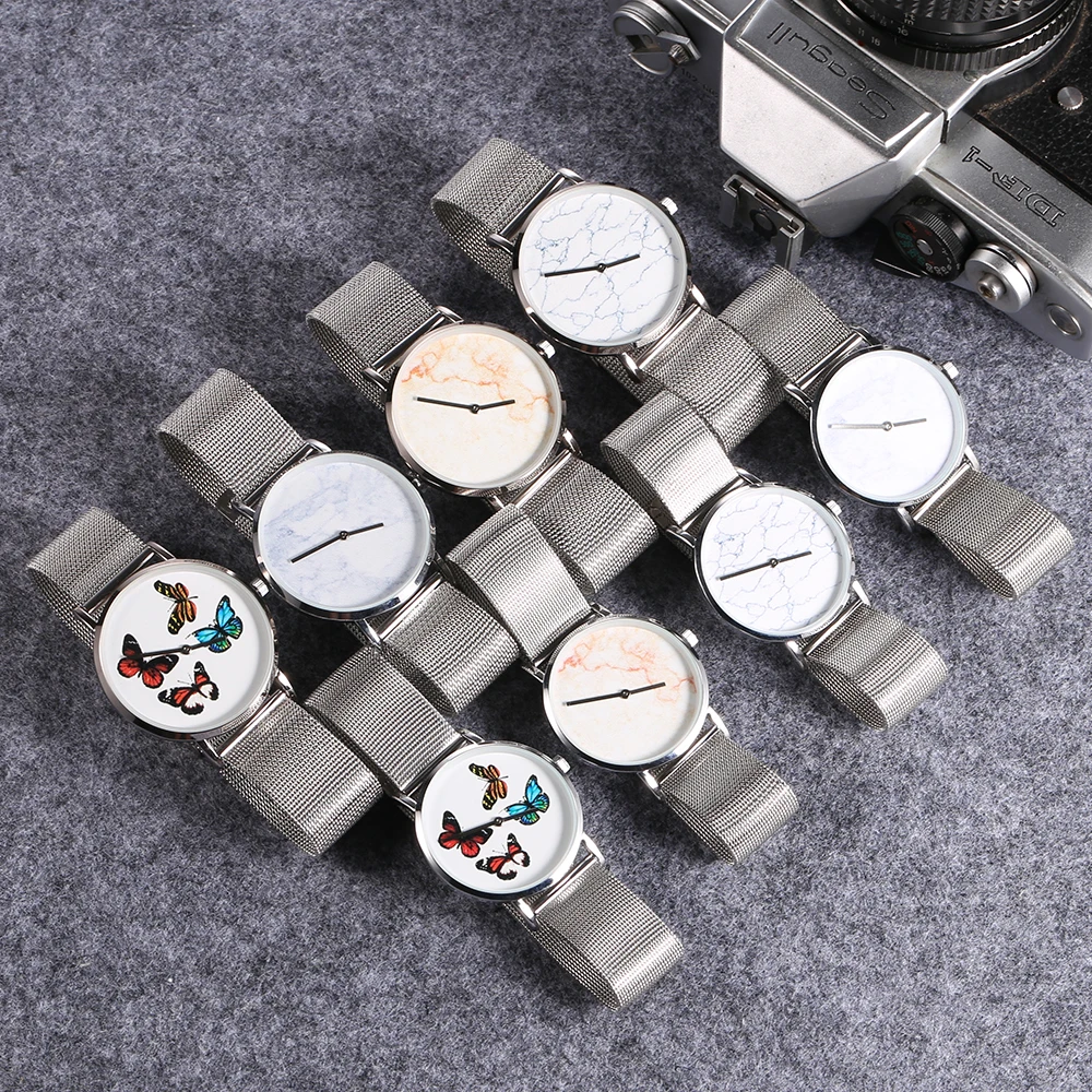 top luxury brand cagarny quartz watch women silver stainless steel mesh band simple style ladies wrist watches waterproof 2019 trendy (8)