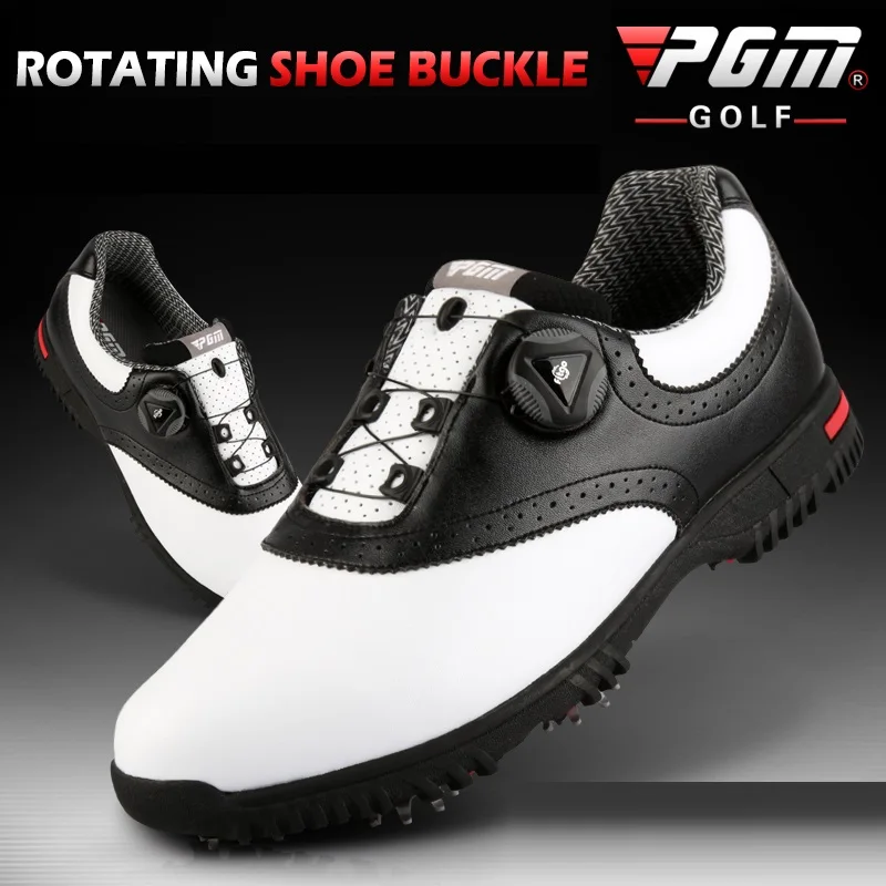 PGM Men Golf Shoes Waterproof Sports Shoes Rotating Buckles Anti-slip Sneakers Multifunctional Golf Trainers golf shoes