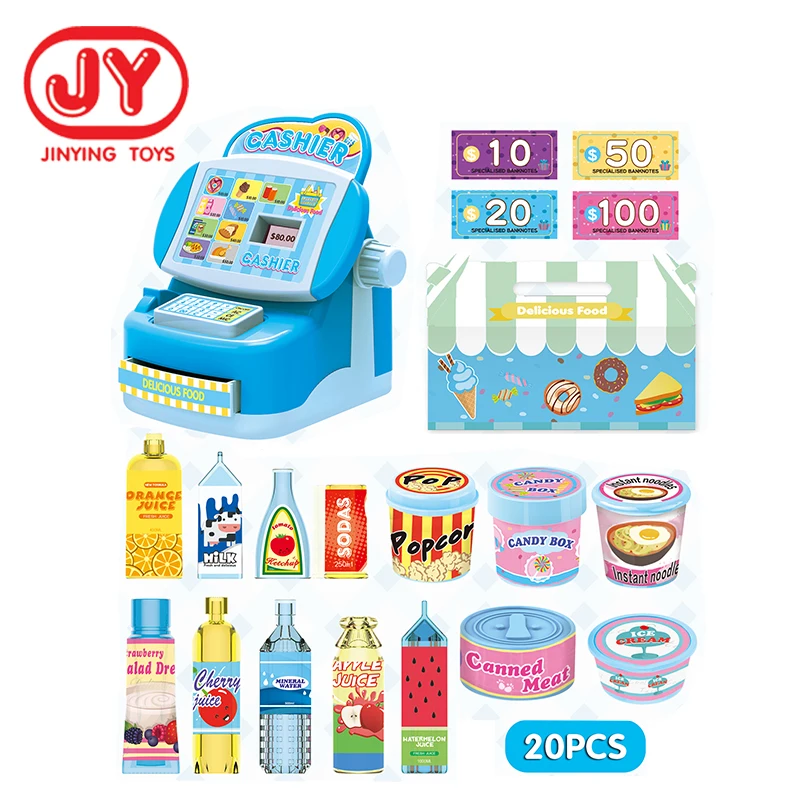 pretend play supermarket checkout