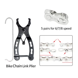 Compact Bicycle Chain Link Pliers - Quick Release & Repair Tool (B set)