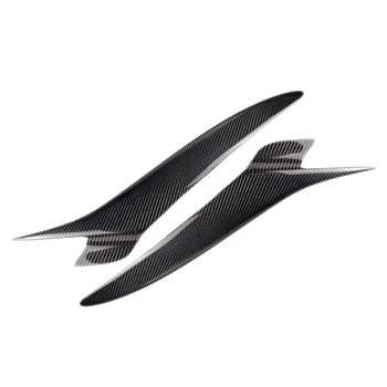 

Carbon Fiber Headlight Eyebrows Eyelids Cover Trim for Mazda RX 8 RX8 2004-2008