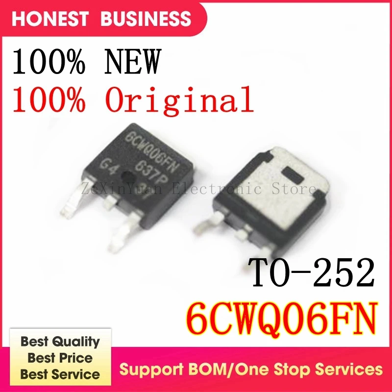 Новый 20 шт./лот 6CWQ06FN 6CWQ06 7A 60V TO-252 IC 100% оригинал | Электроника
